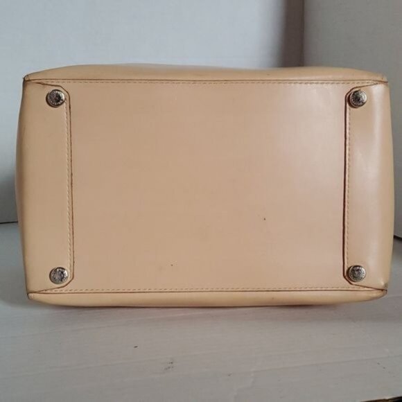 Lamarthe Italy Leather Bag Lucite Handle Satchel Handbag Purse WOMEN'S WOMAN'S - Picture 7 of 16